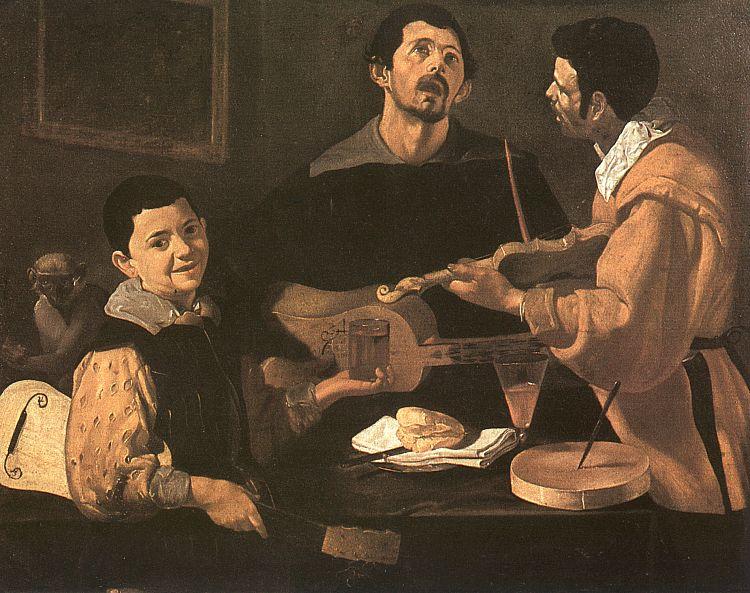 Diego Velazquez Three Musicians Sweden oil painting art